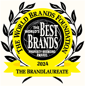 The BrandLaureate World's Best Brands Property Branding Awards 2024 logo