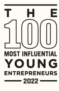 The 100 Most Influential Young Entrepreneurs 2022 logo